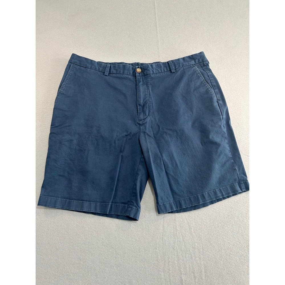 Vineyard‎ Vines Breaker Shorts Mens 40 Navy Blue Cotton Blend Stretch Chino